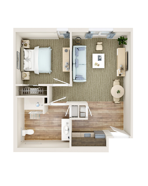 meridianseniorliving-PuntaGordaIsles-onebedroom-floorplan